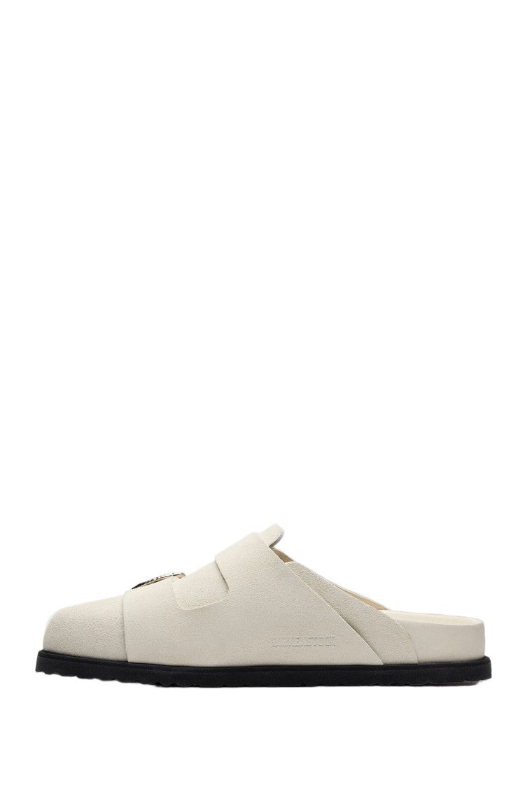Birkenstock Cream Berlin 222 West Suede Sandals