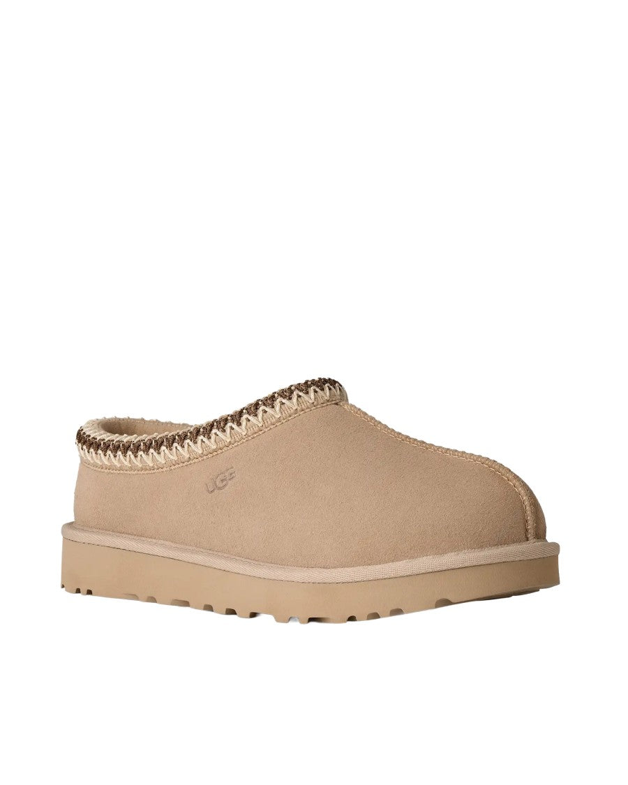 Ugg Grey W Tasman Ii Suede Shearling Mules