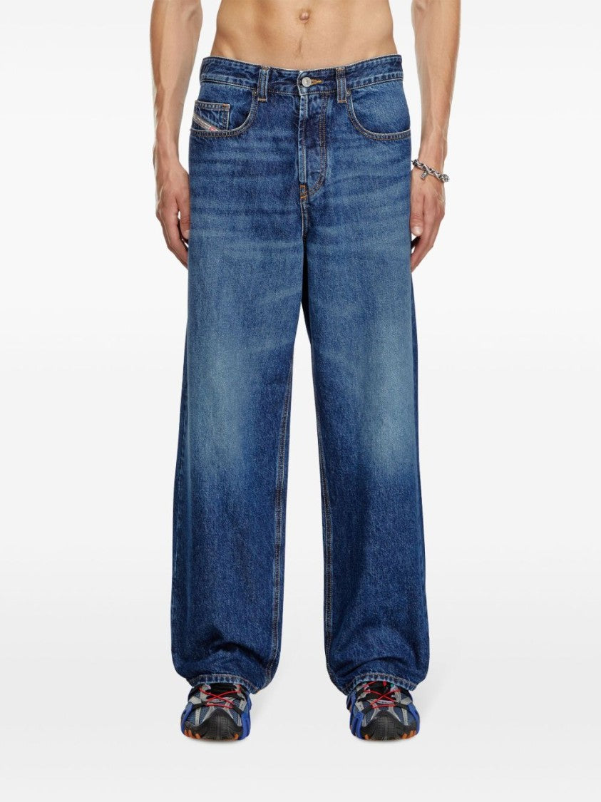 Diesel Classic Five-Pocket Wide-Leg Jeans