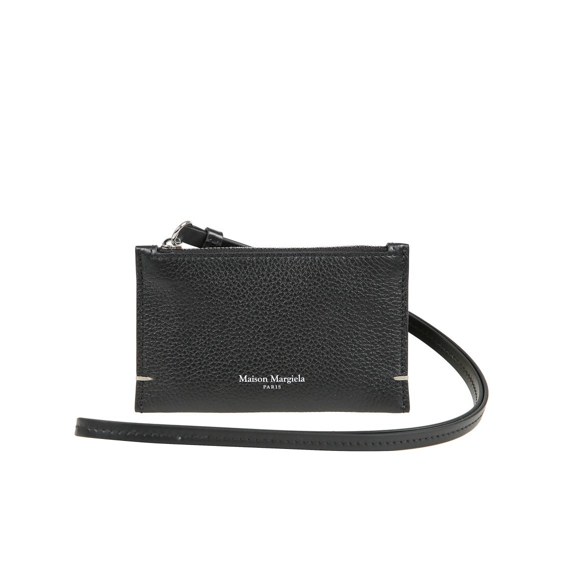 Maison Margiela Zipped Card Holder With Strap