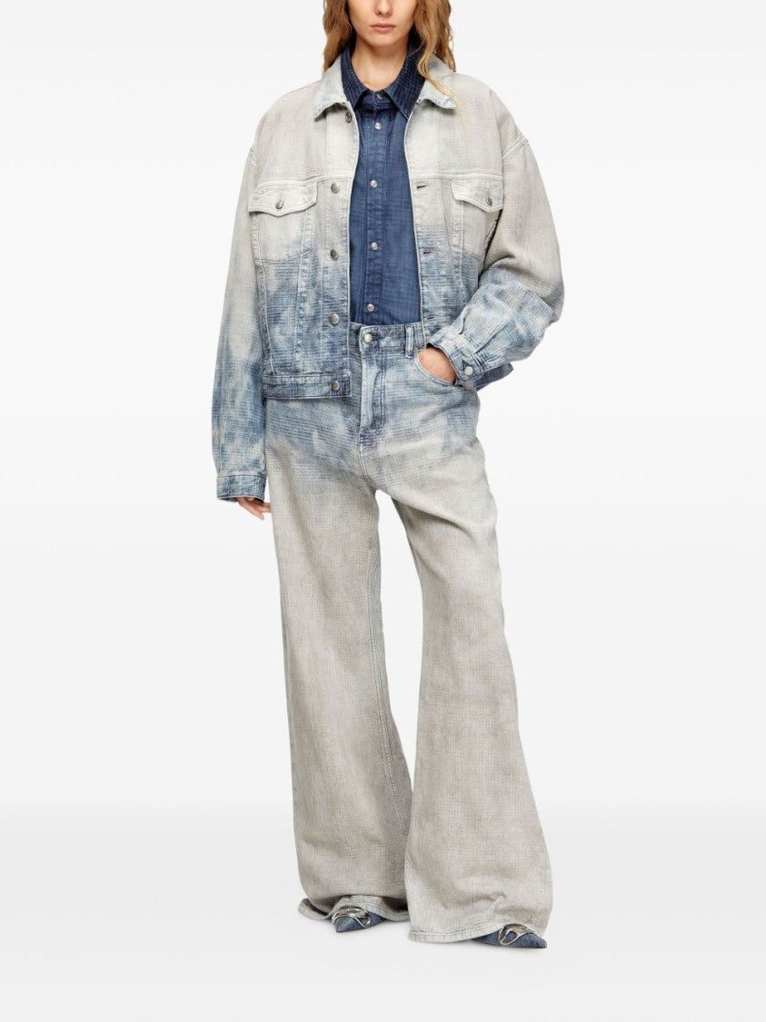 Diesel Light Blue Prince Of Wales Jeans