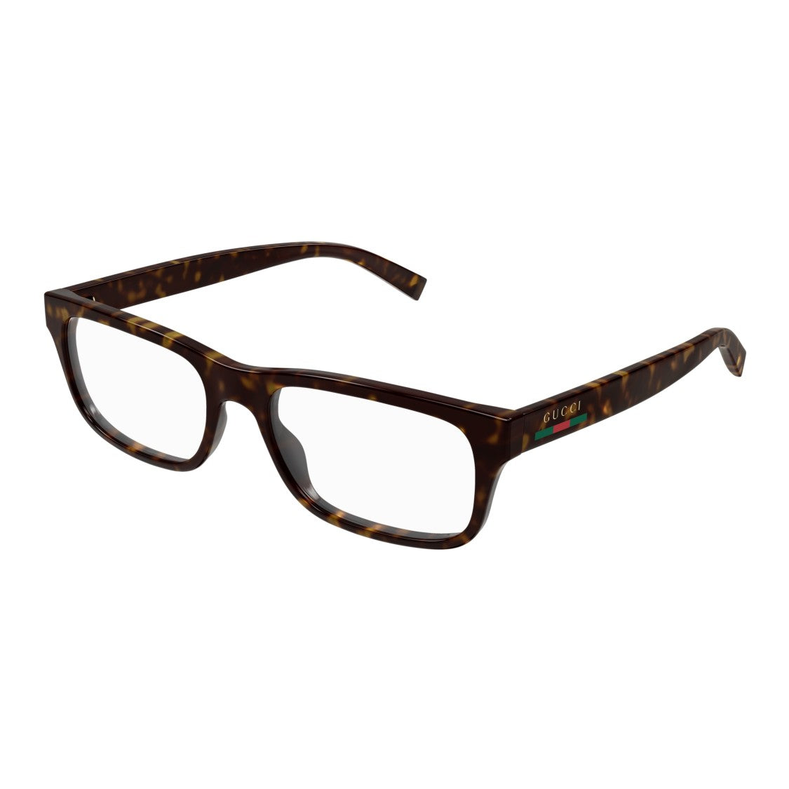 Gucci Gg1858o Rectangular Tortoiseshell Eyeglasses