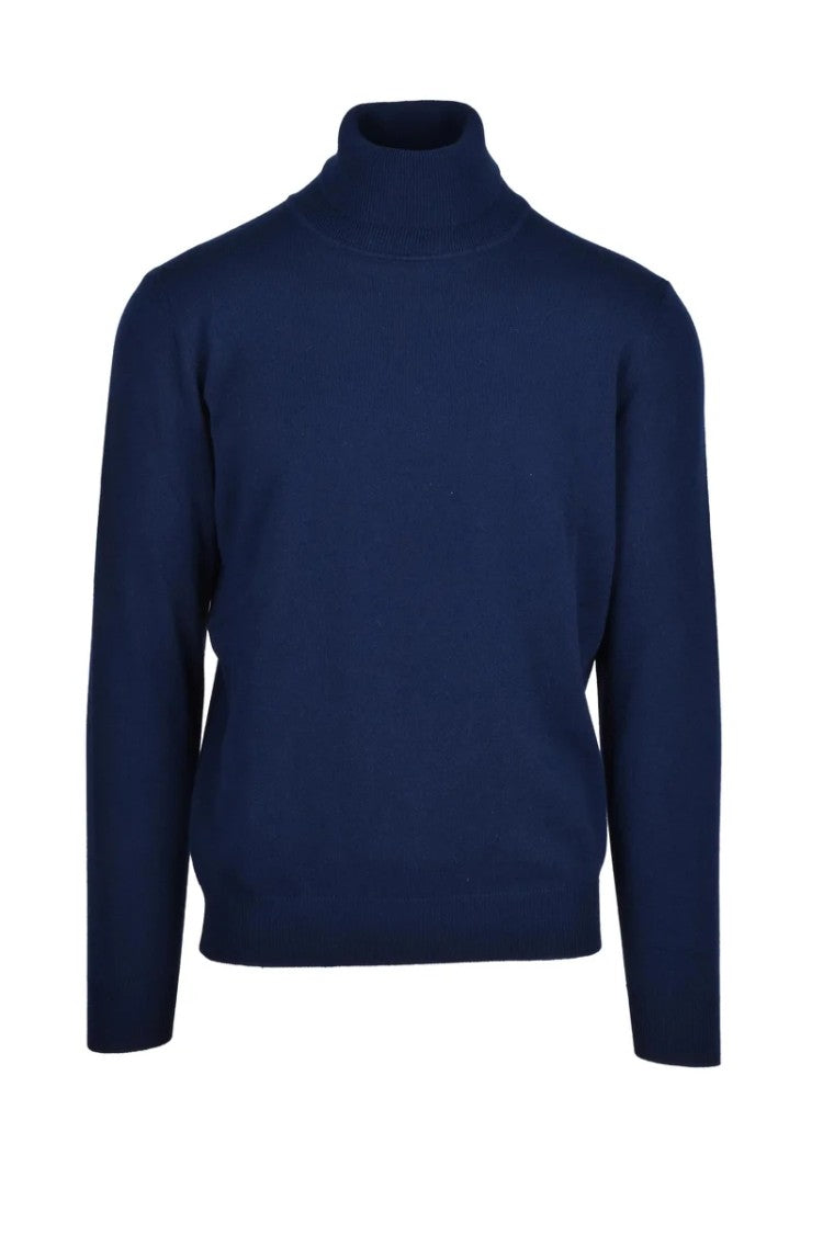 Baturo Turtleneck Sweater - Blue