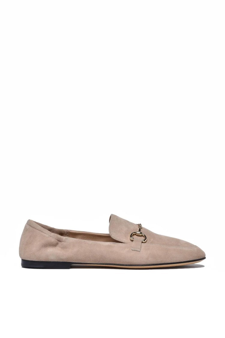 Pomme D'or Suede Leather Loafer - Beige