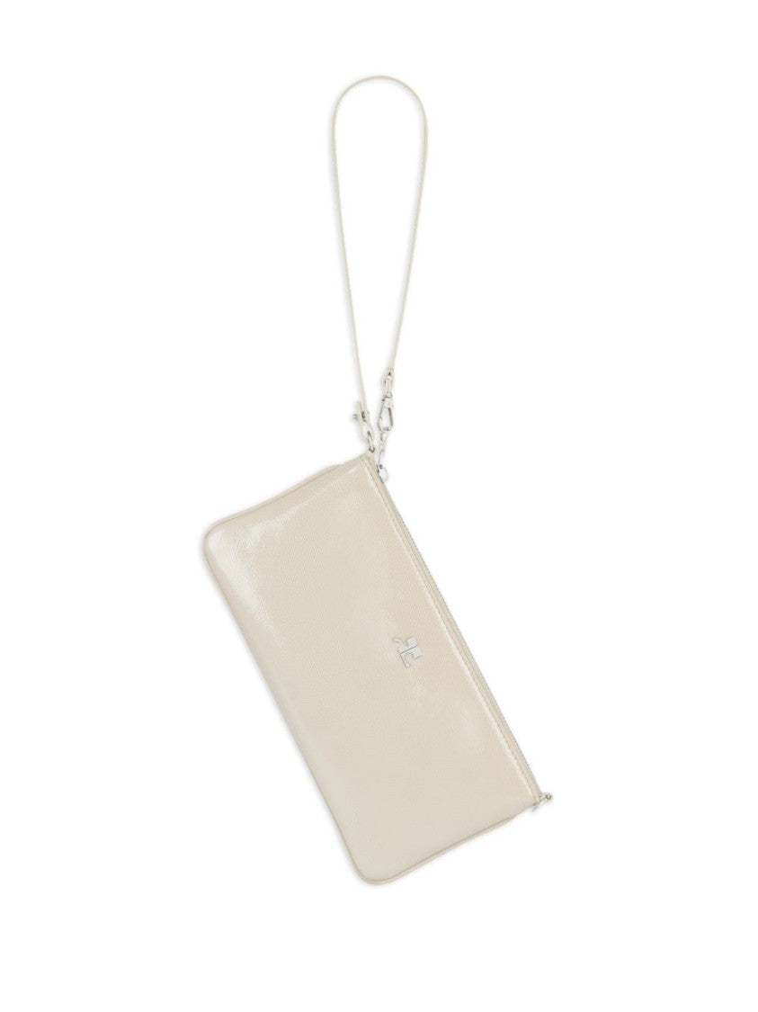 Courrèges Rectangular Handbag With Minimalist Design And Detachable Strap