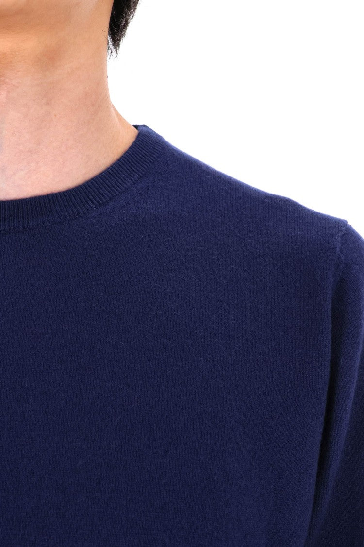 Drumohr Solid Color Pure Cashmere Crewneck Sweater