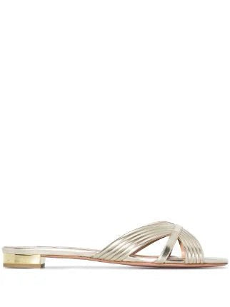 Aquazzura Sundance Slide Flat