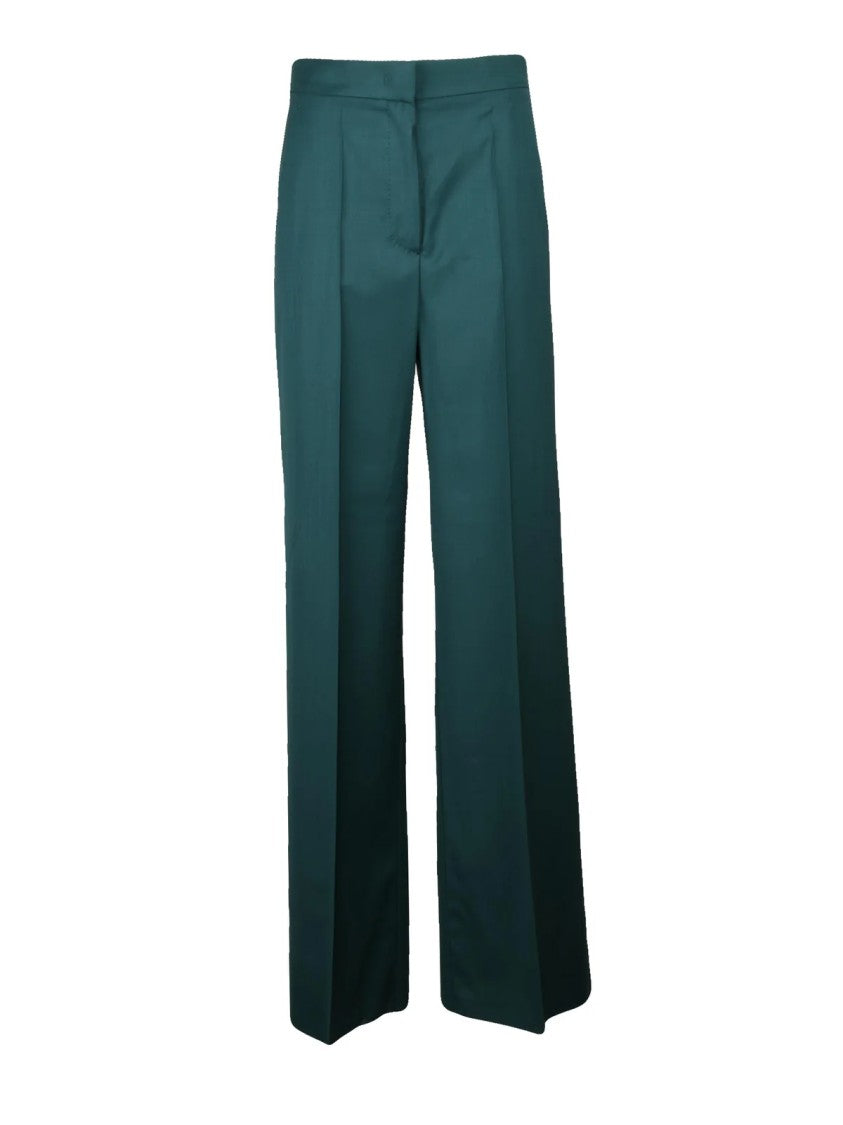 Max Mara Tailored Wide-Leg Trousers In 100% Virgin Wool