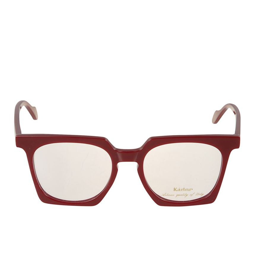 Kador Maya Light Deep Red Square Frame Eyeglasses