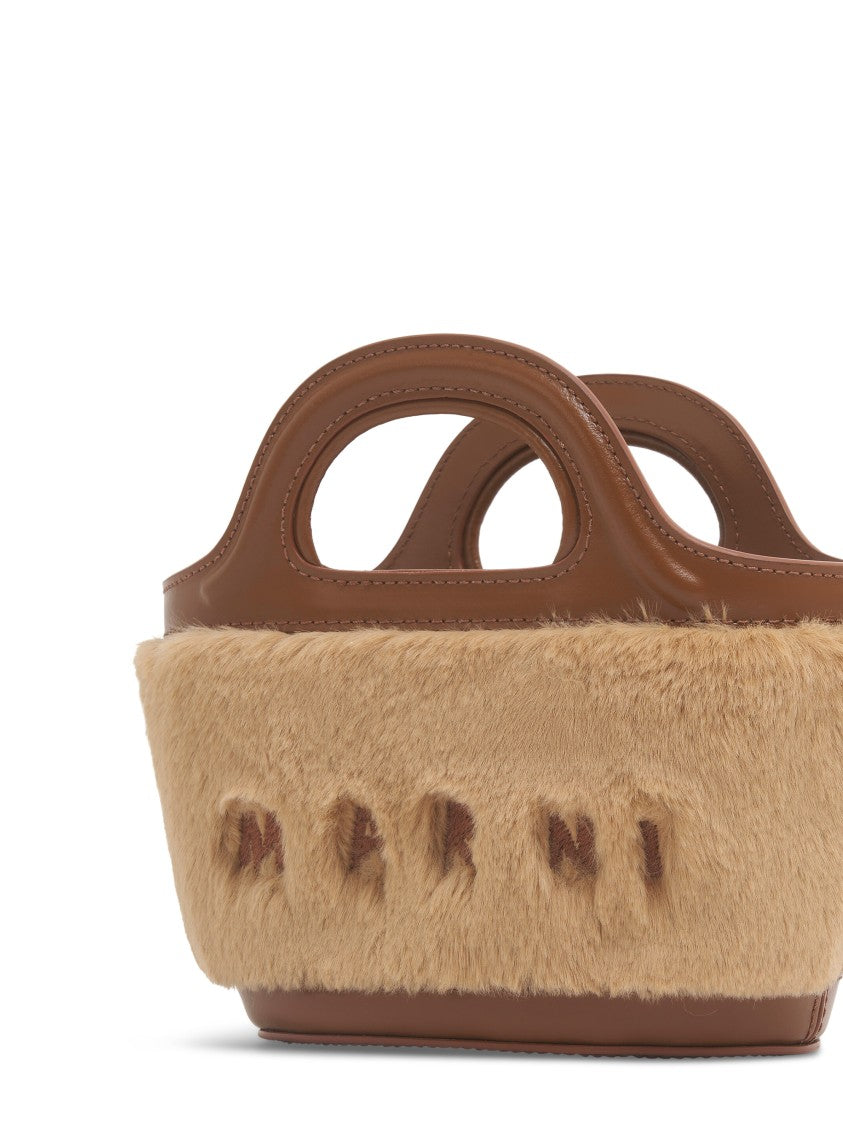 Marni Structured Micro Handbag With Plush Texture