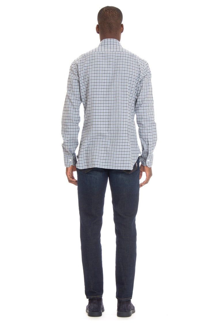 Barba Dandylife Flannel Vichy Print Shirt