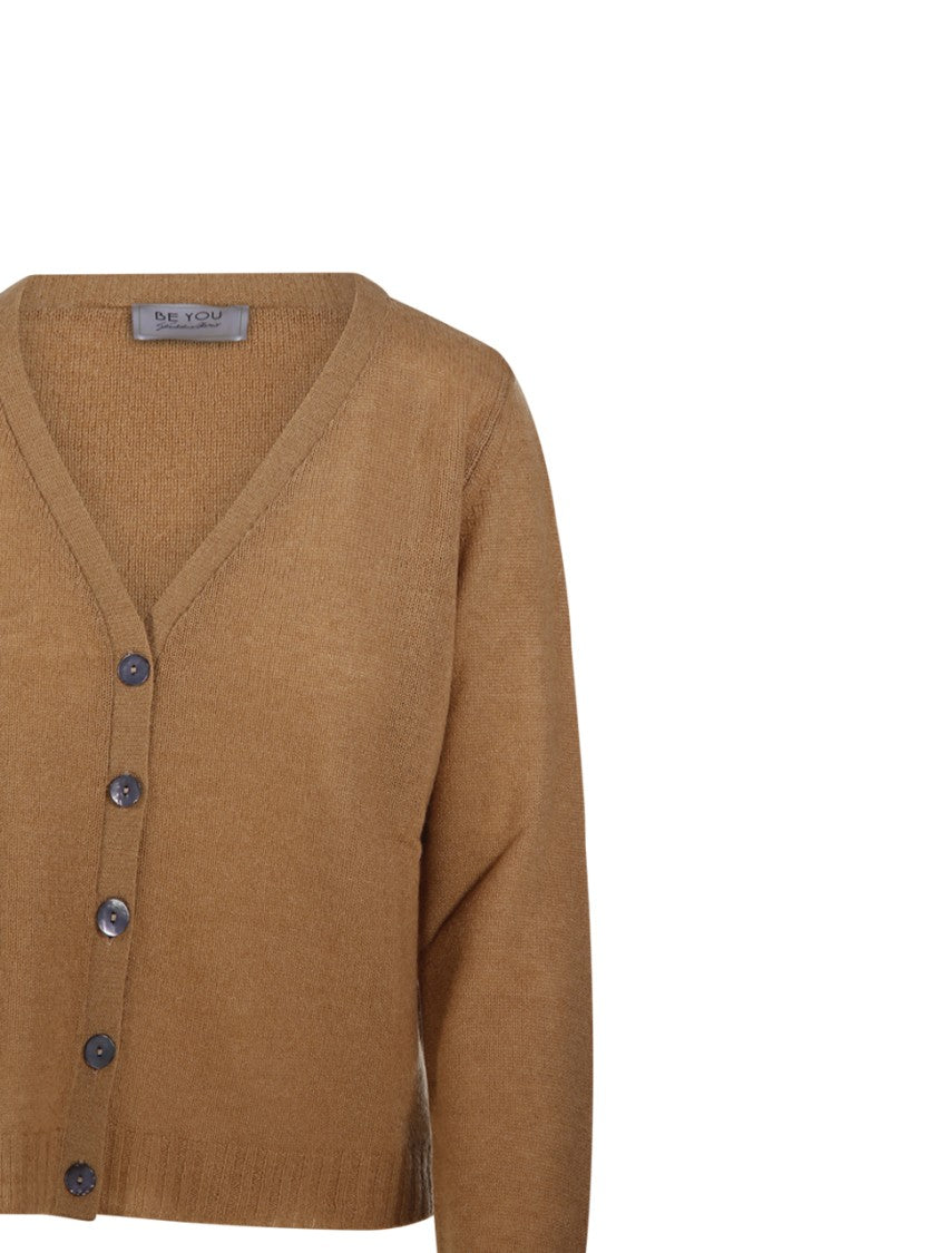 Be You Classic V-Neck Cashmere Cardigan