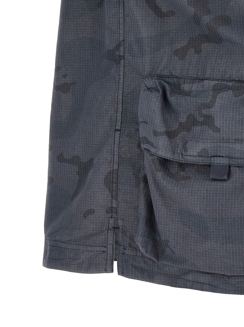 Stone Island Utility Multipocket Camouflage Print Shirt