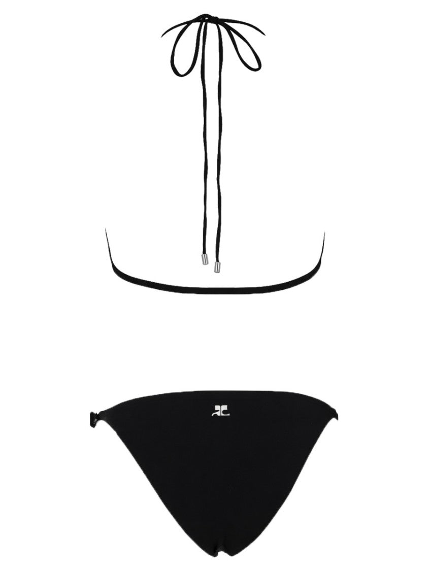 Courrèges Triangle Buckle Accent Bikini Jumpsuit
