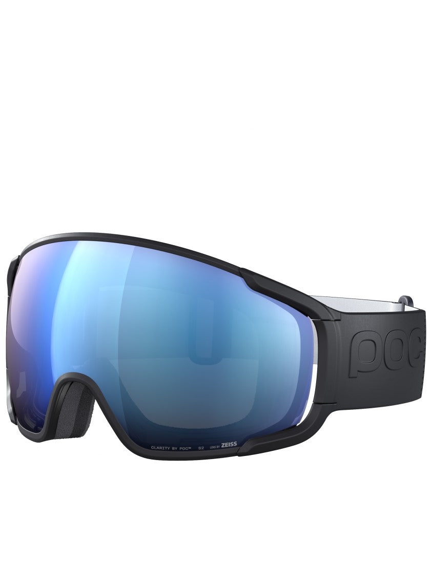 Poc Black Zonula Wraparound Reflective Ski Goggle