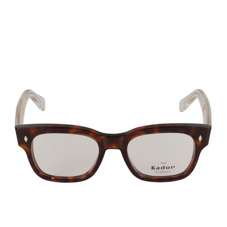 Kador Timeless/N 1962 Rectangular Tortoiseshell Frame Sunglasses With Gold Accents