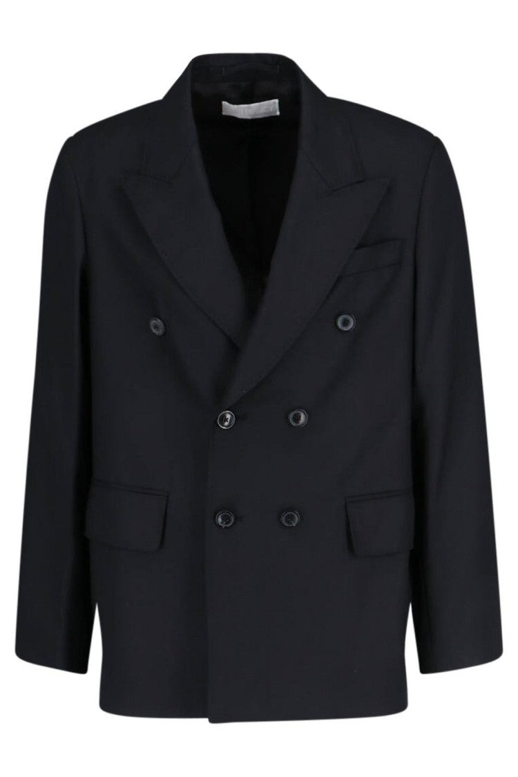 Our Legacy Double-Breasted Wool Suit Set With Notched Lapels