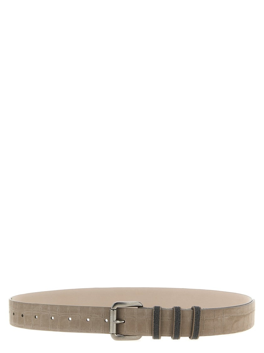 Brunello Cucinelli Shiny Loops' Belt