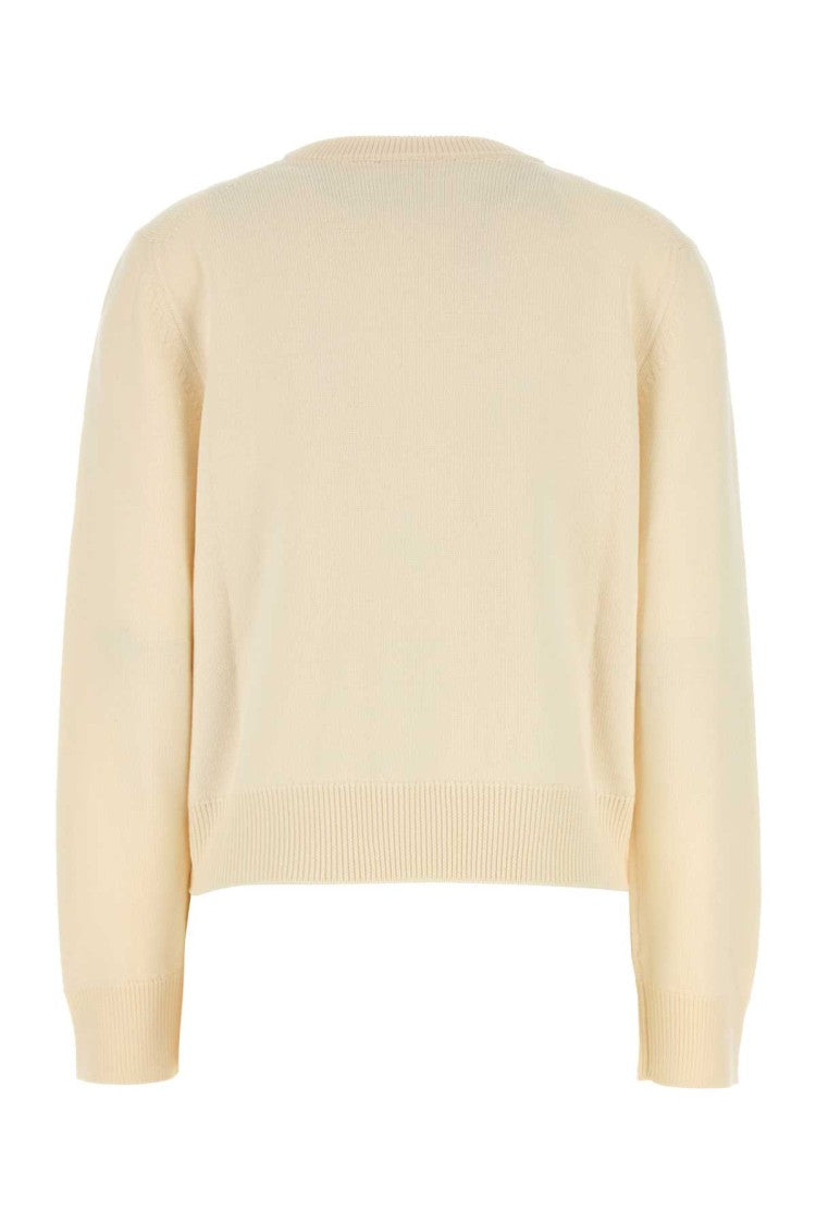 Jil Sander Cream Wool Sweater