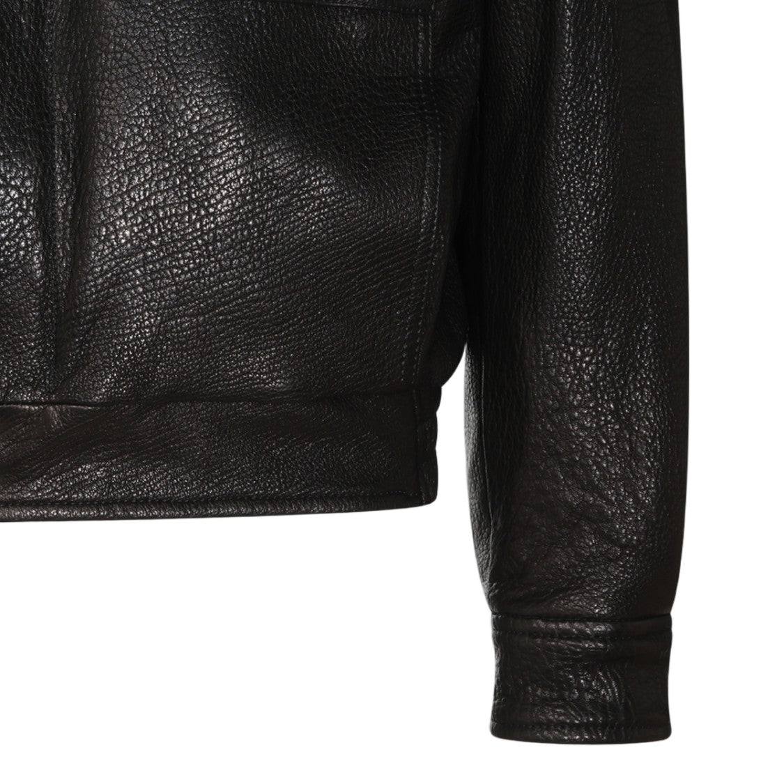 Salvatore Santoro Black High-Collar Textured Jacket