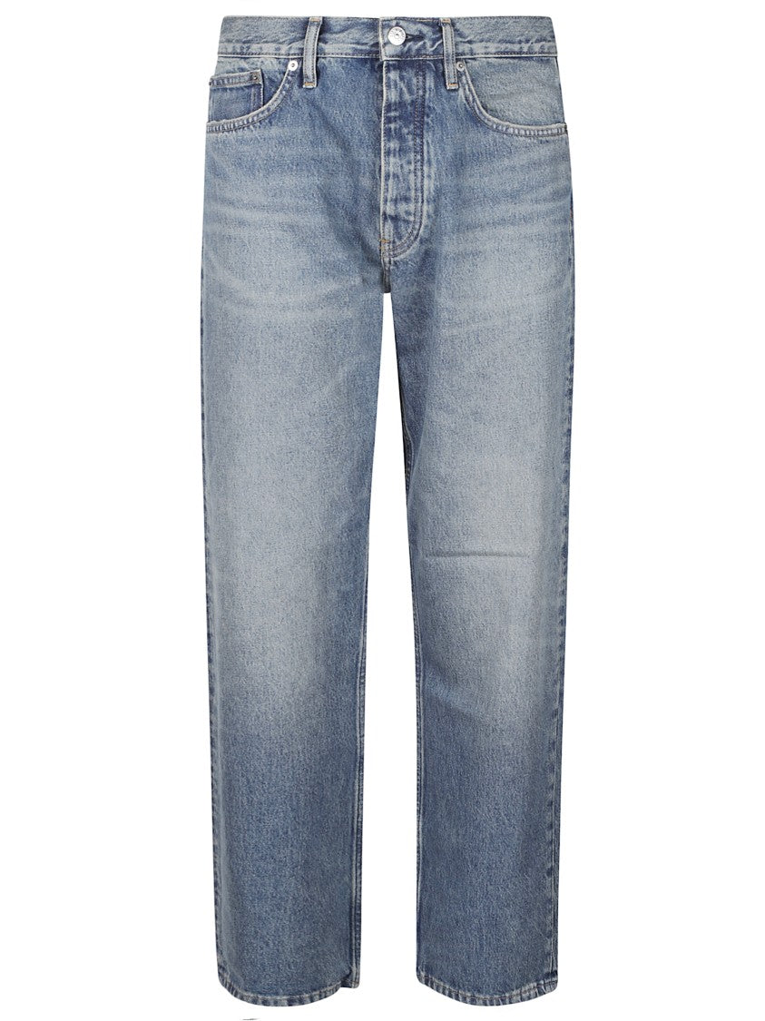Sunflower Medium Blue Straight Leg Jeans