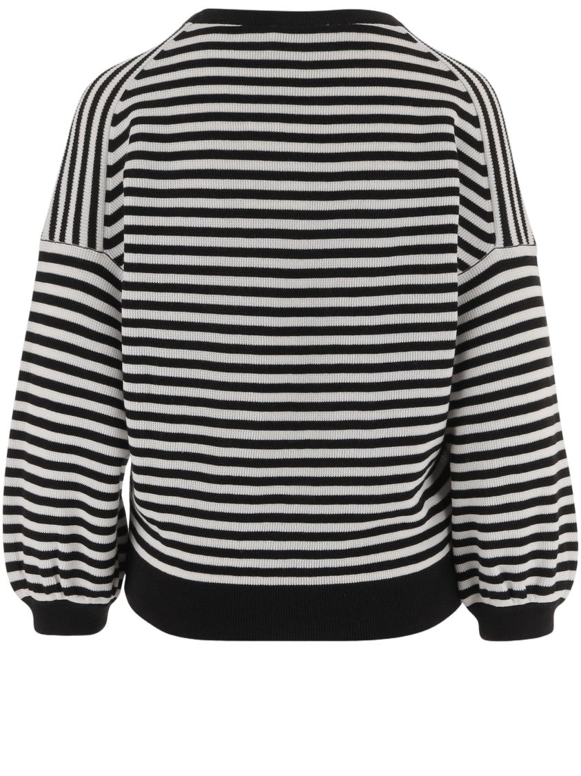 Bruno Manetti Cotton Striped Knit Top