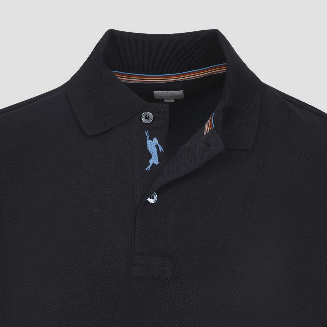 Paul Smith Classic Polo Shirt With Striped Inner Collar