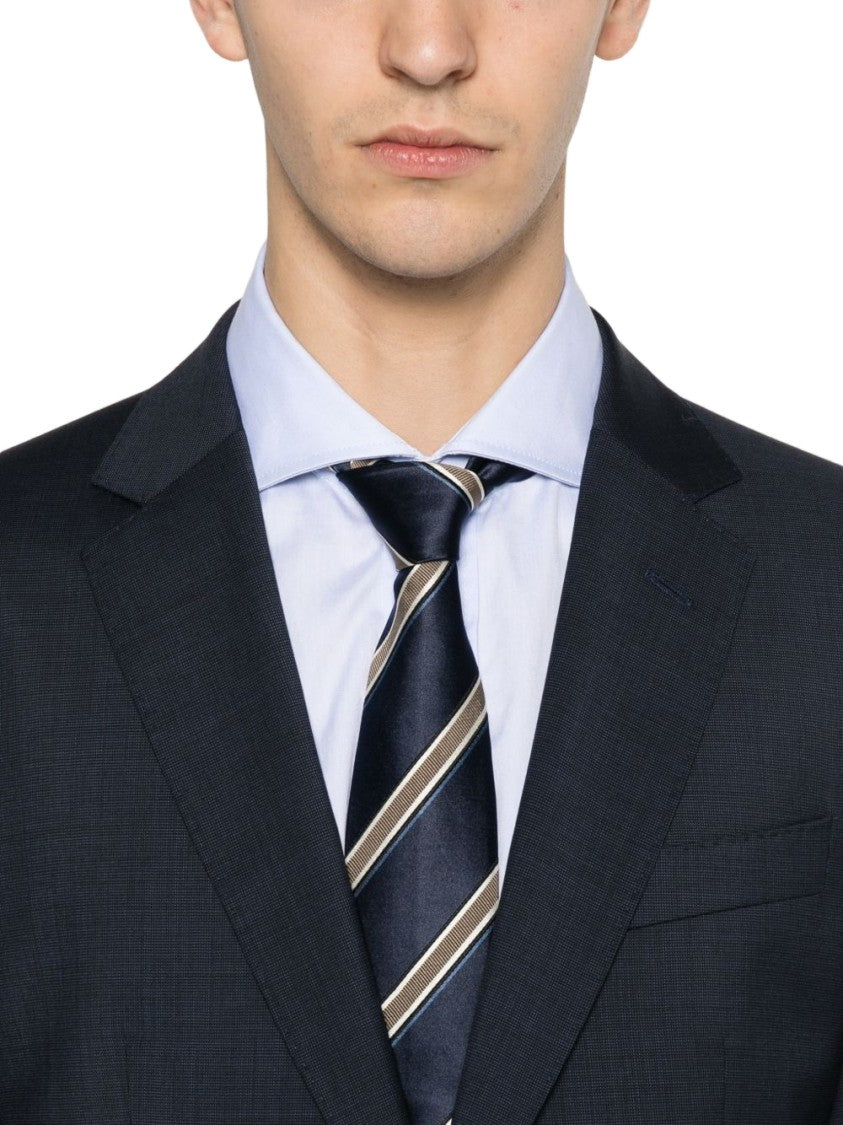 Boss Tailored Blue Blazer And Trousers Set