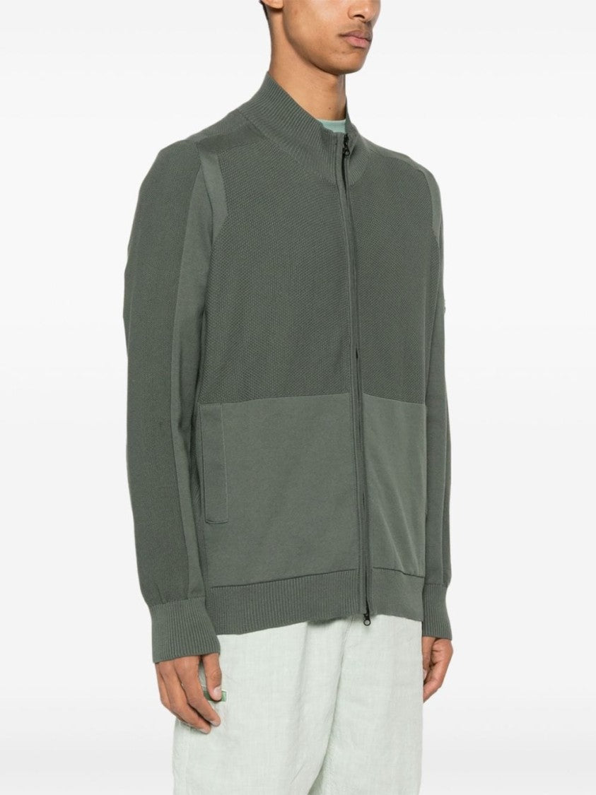 Stone Island Compasse-Badge Knitted Cardigan
