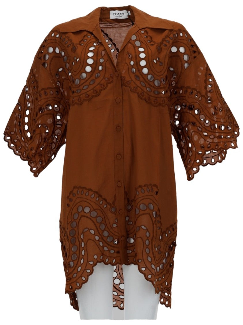 Charo Ruiz Ibiza Tao Loose Fit Puffed Shirt