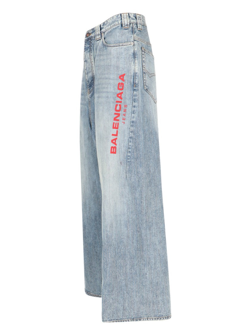Balenciaga Baggy Jeans – Light Blue