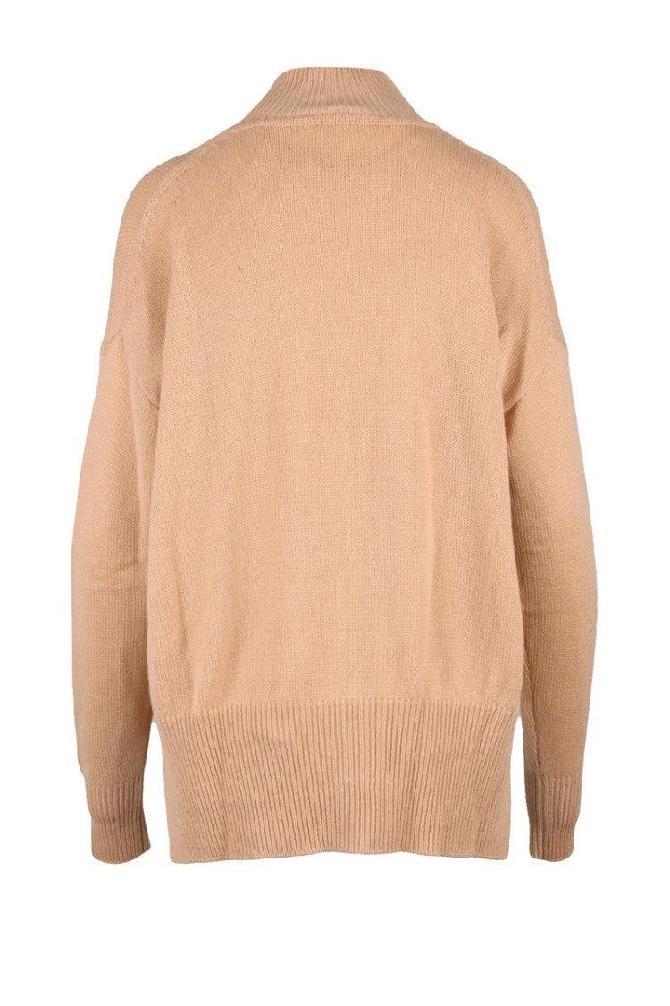 Jil Sander Cashmere Turtleneck Sweater - Beige