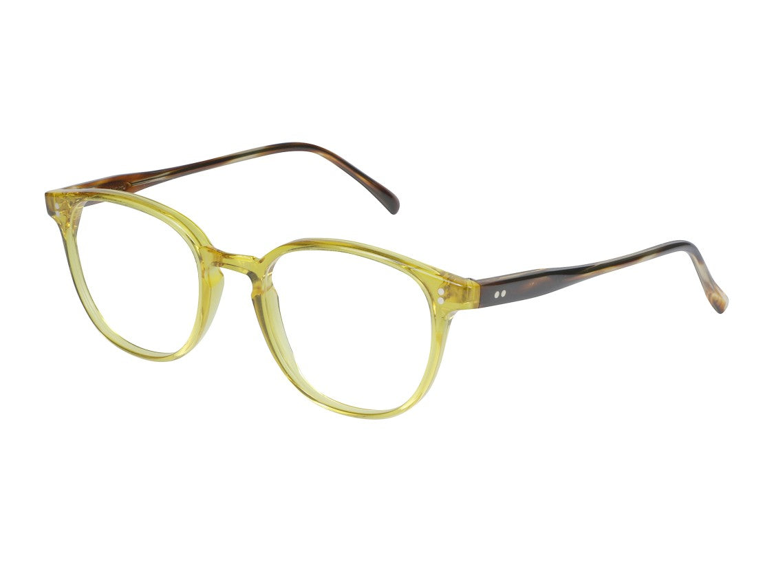 Kador Jolly Light-49/K Translucent Yellow Tortoiseshell Eyeglasses