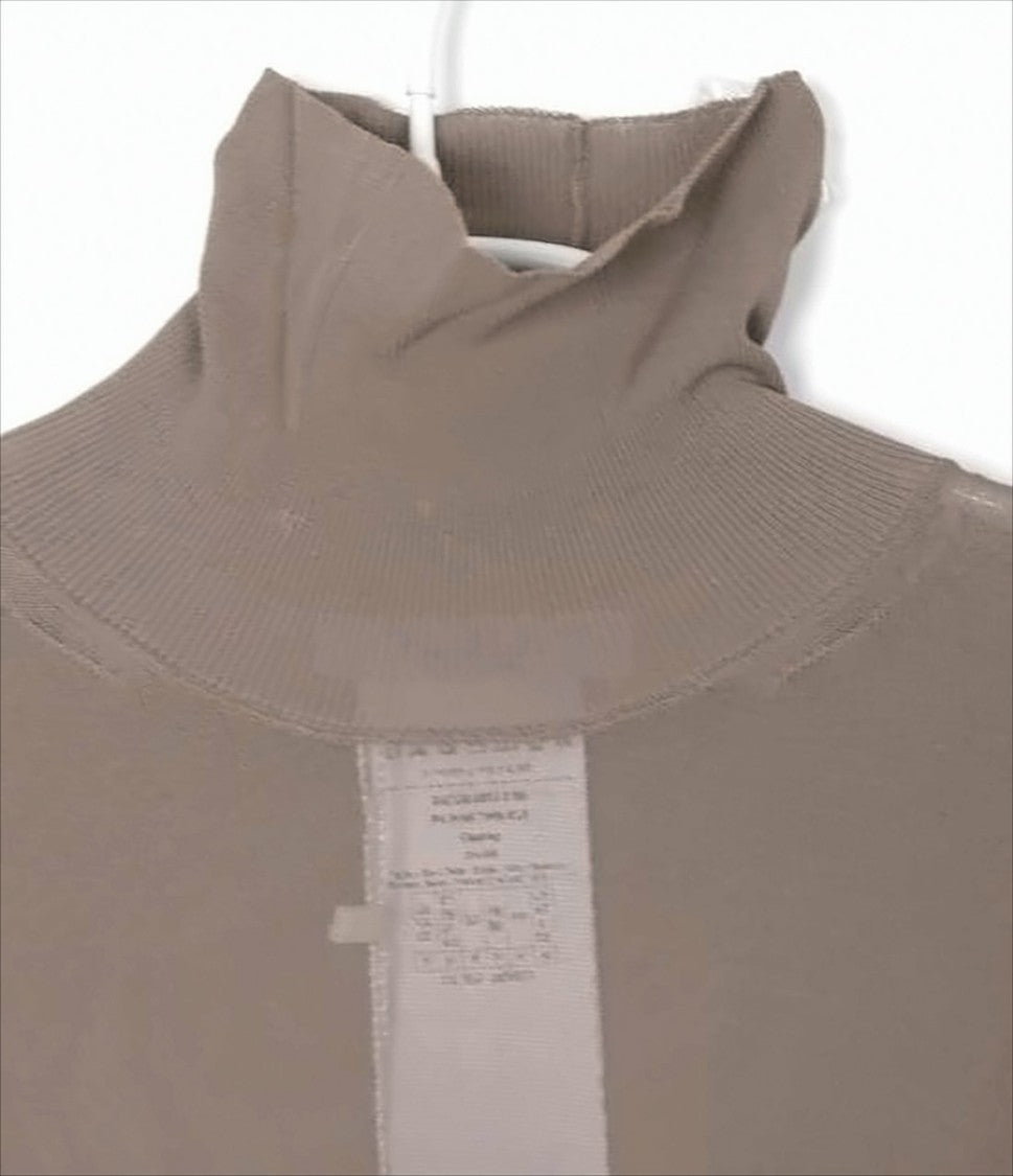 Max Mara Long-Sleeved Turtleneck Top With Ribbed Details