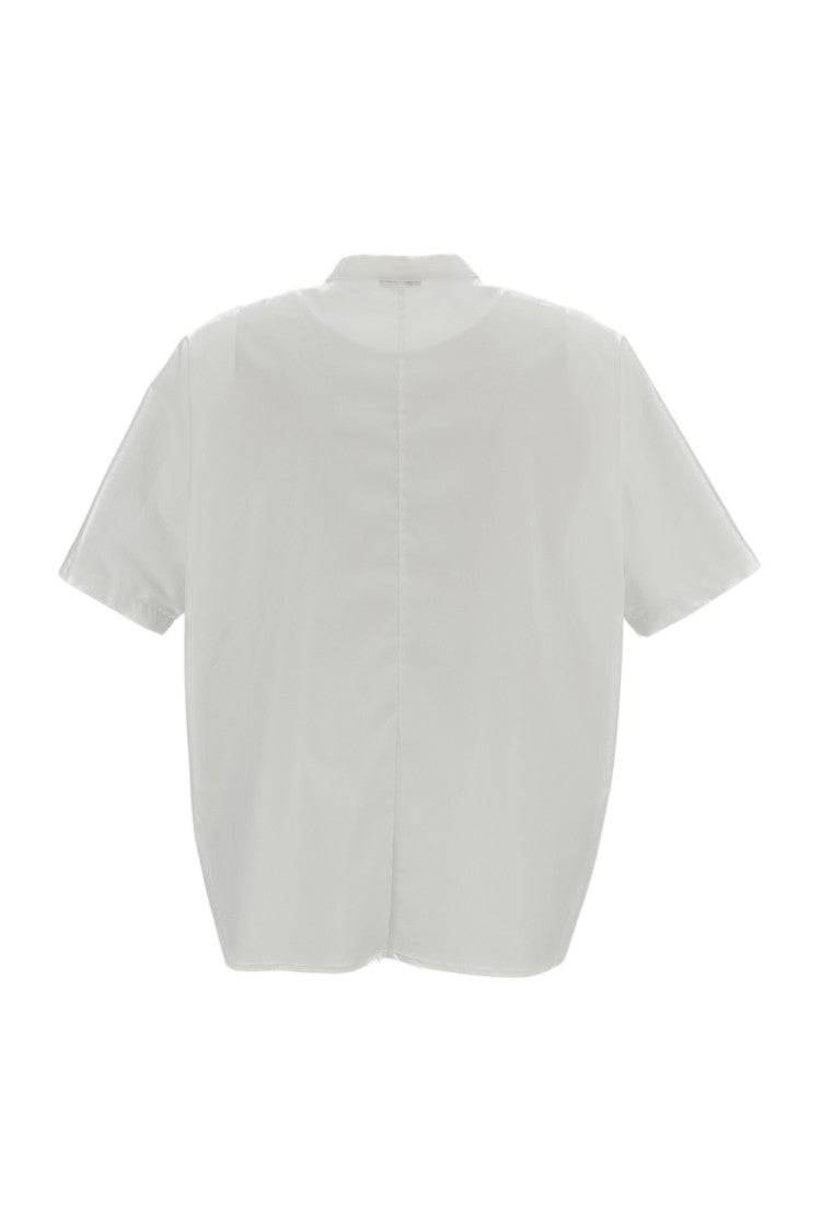 M.S.M. Milano Grandad Collar Shirt With Kimono Shoulders And Wide Silhouette