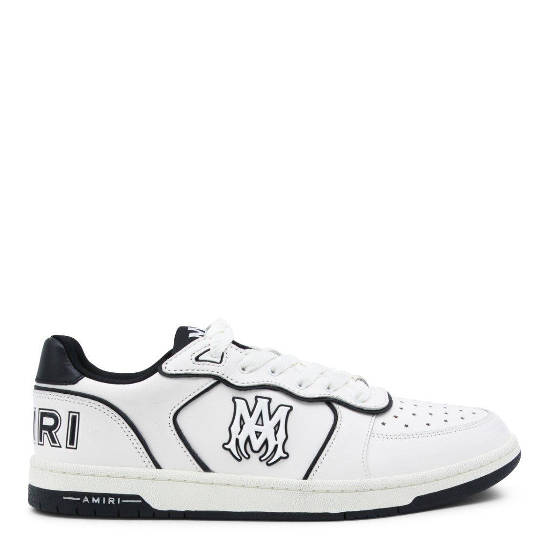 Amiri Newport Ivory Leather Sneakers
