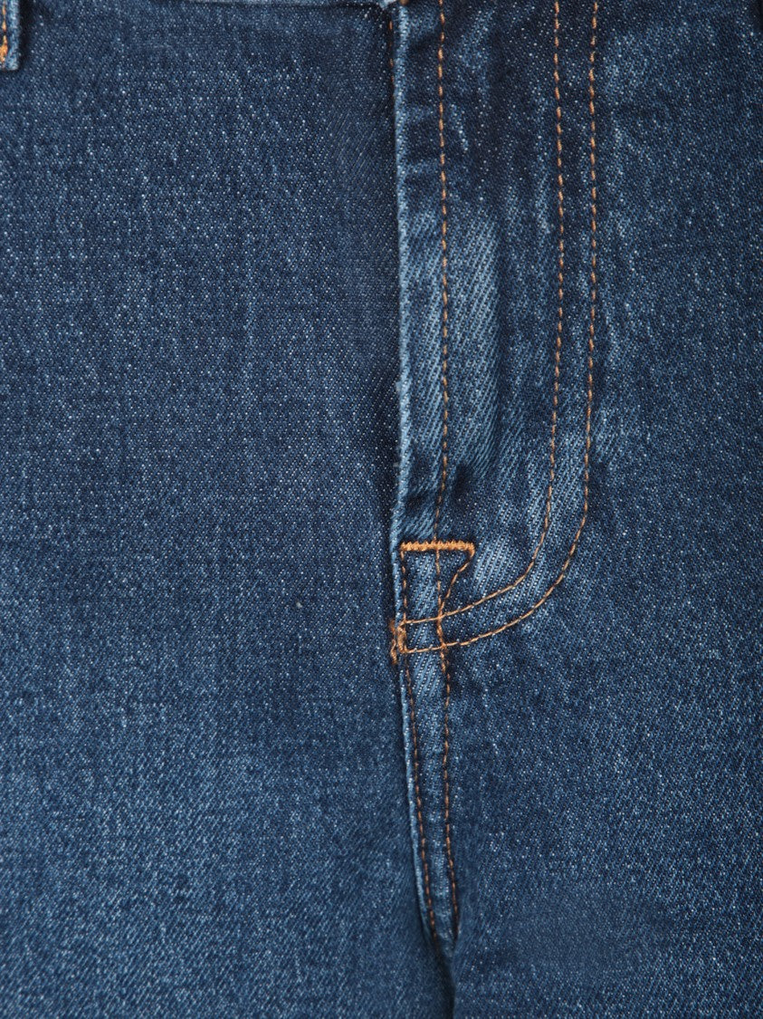 7 For All Mankind High-Waisted Wide-Leg Jeans