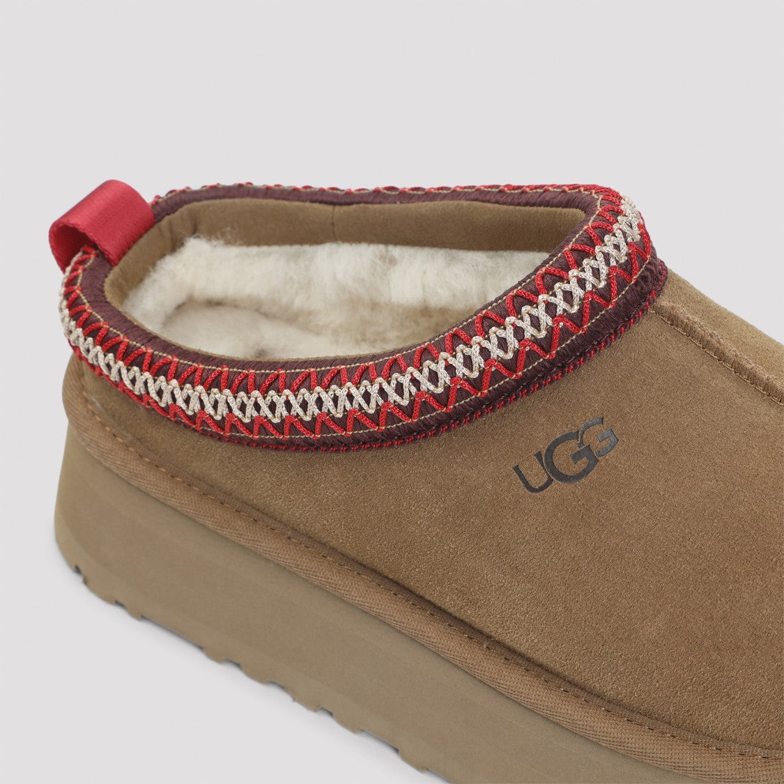Ugg Tazz Ii Suede Slippers With Mutton Lining
