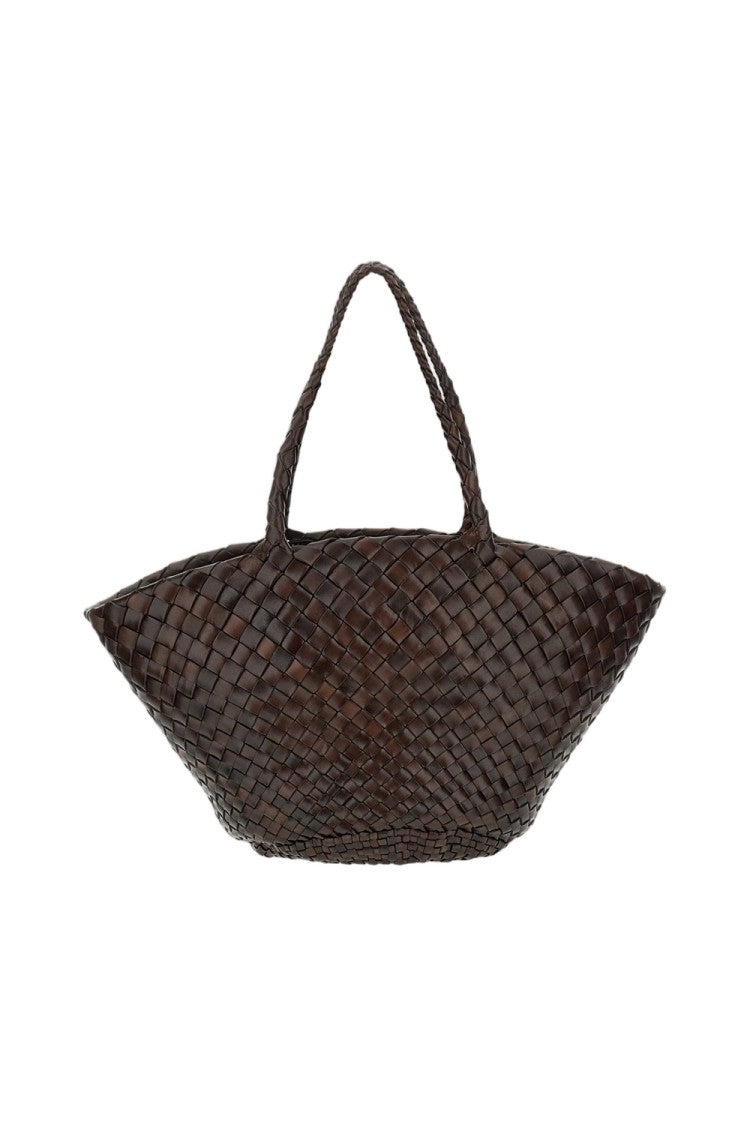 Dragon Diffusion Hand-Woven Leather Trapezoidal Basket Bag