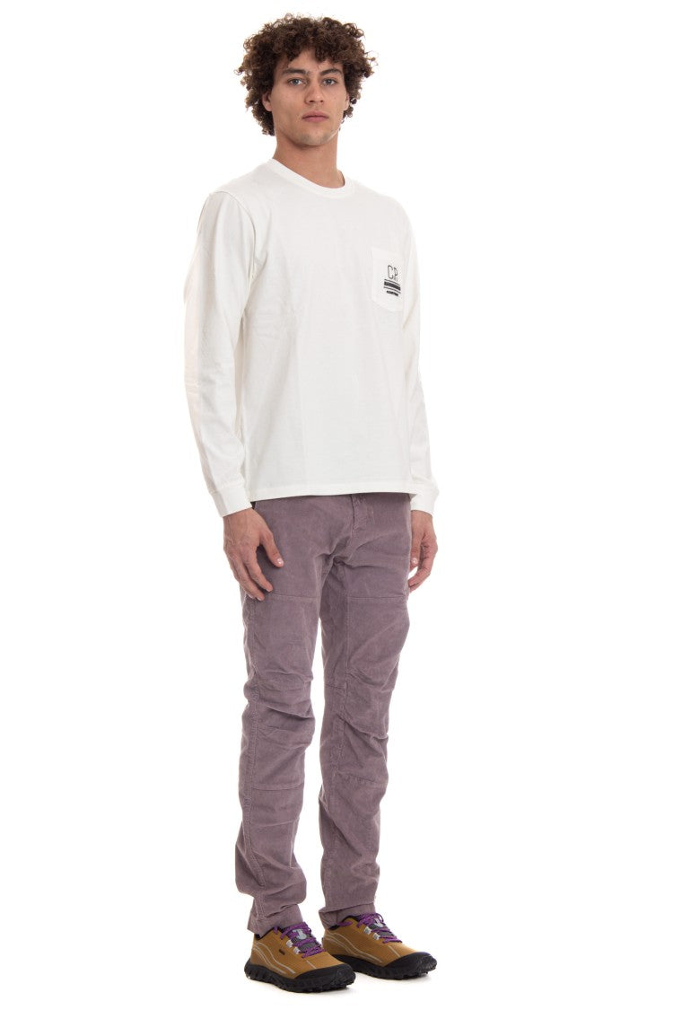C.P. Company Cotton Long Sleeve T-Shirt With Pocket