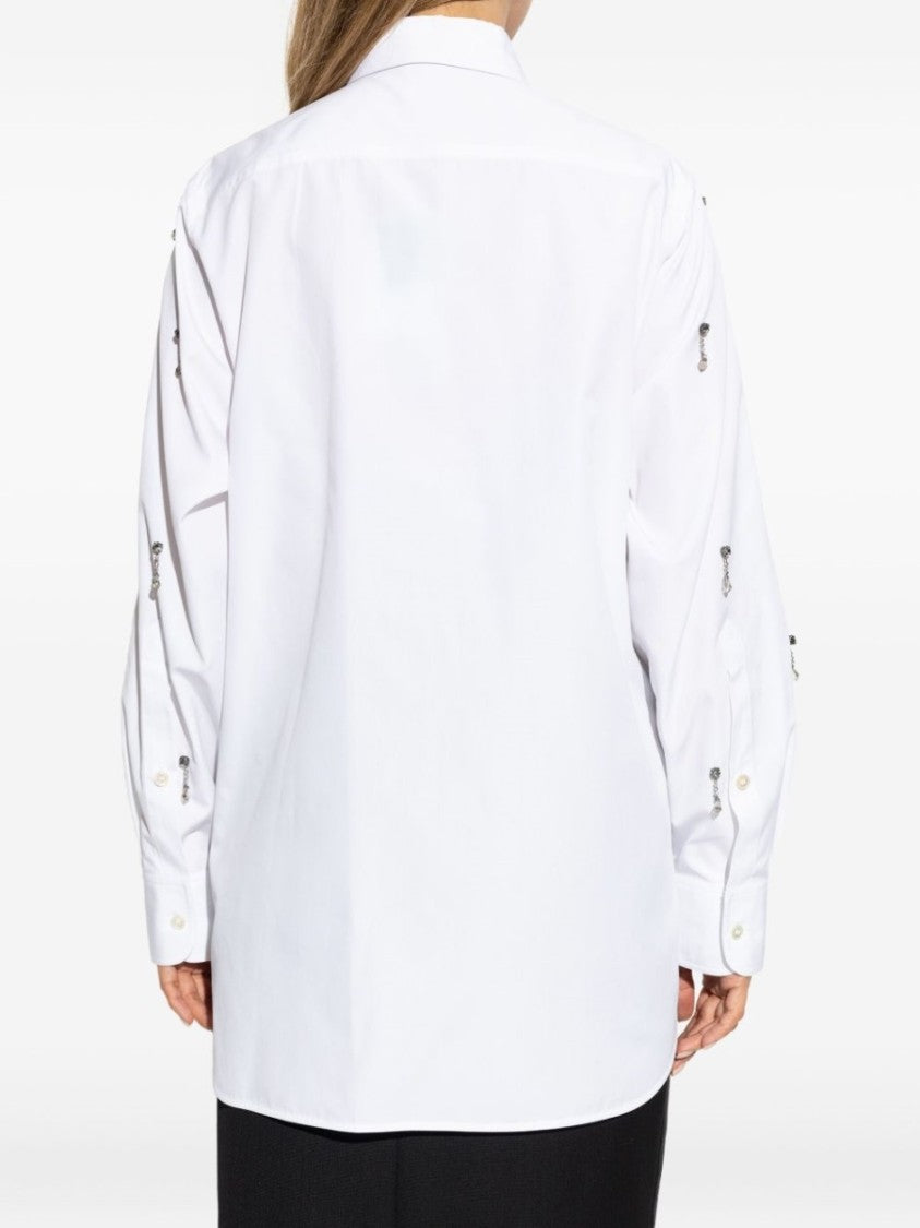 Stella Mccartney Cotton Crystal Embellished Shirt