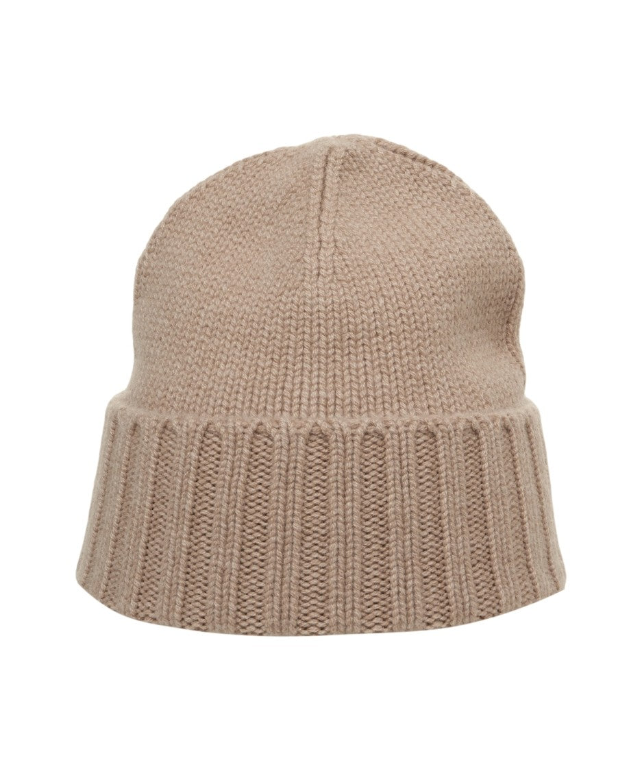 Kangra Ribbed Cashmere Beanie With Aesthetic