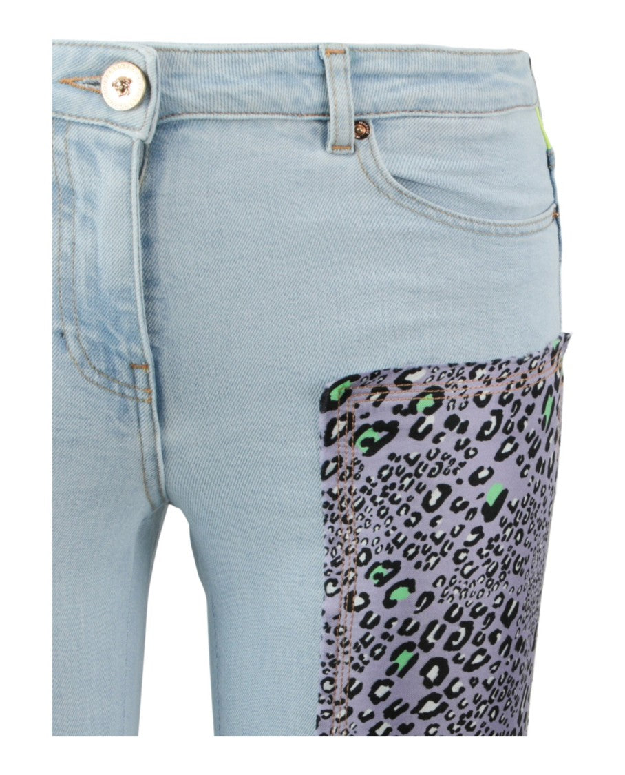 Versace Signature Patchwork Skinny Jeans