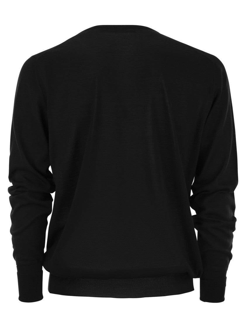 Pt Torino Crew-Neck Sweater In Wool