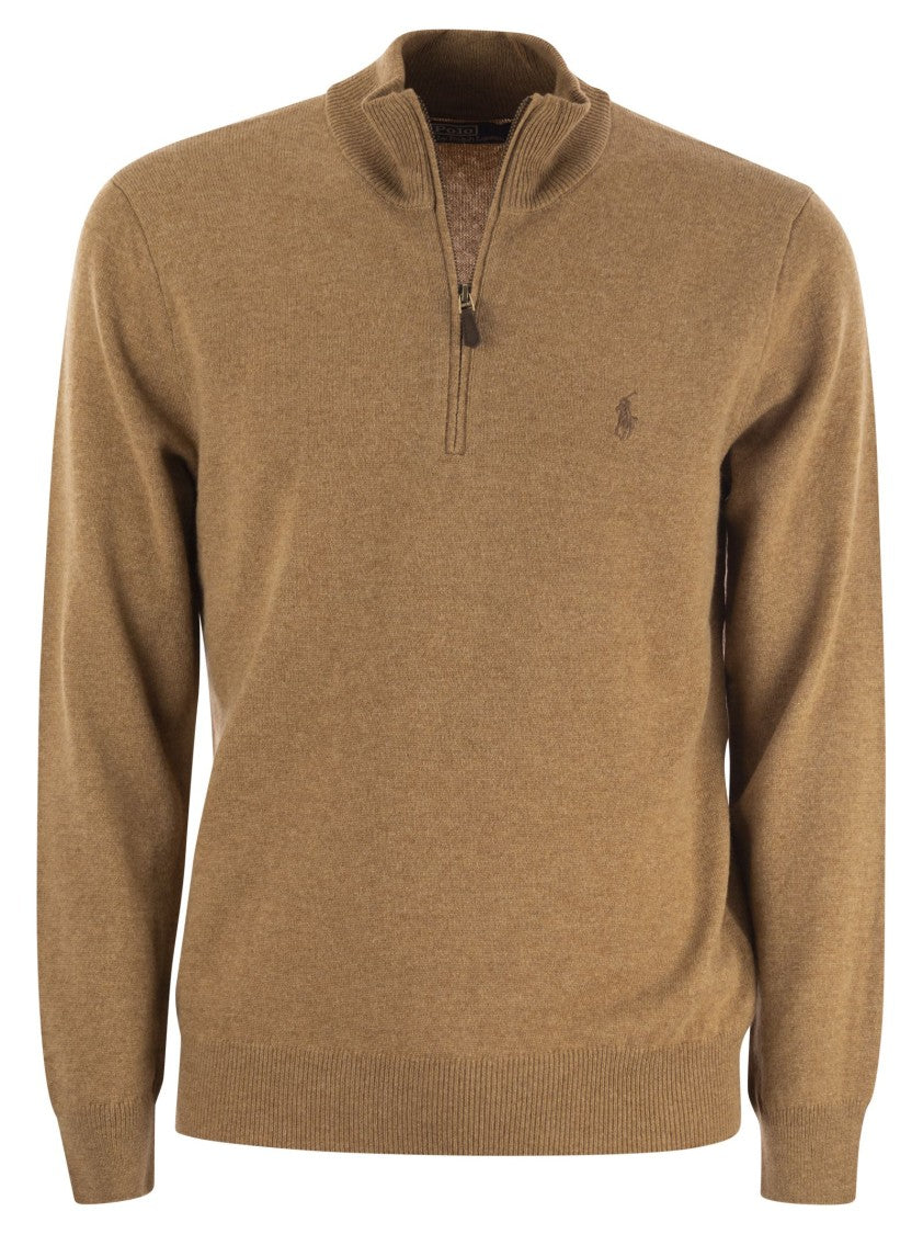 Polo Ralph Lauren Wool Pullover With Half Zip