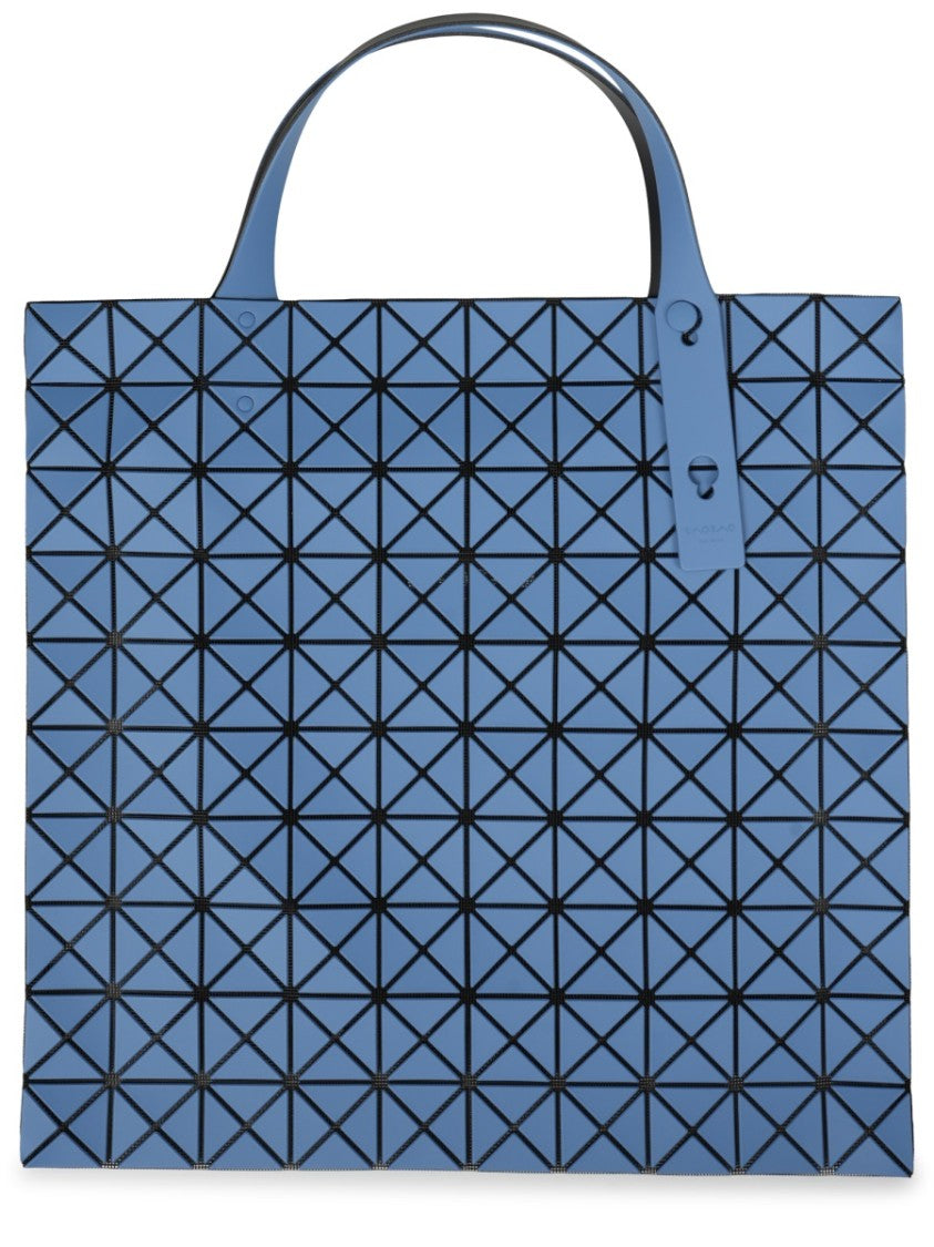 Bao Bao Issey Miyake Geometric Blue Shoulder Bag With Glossy Finish