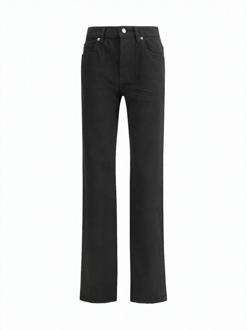Saint Laurent Straight-Leg Denim Pants With Classic Five-Pocket Design