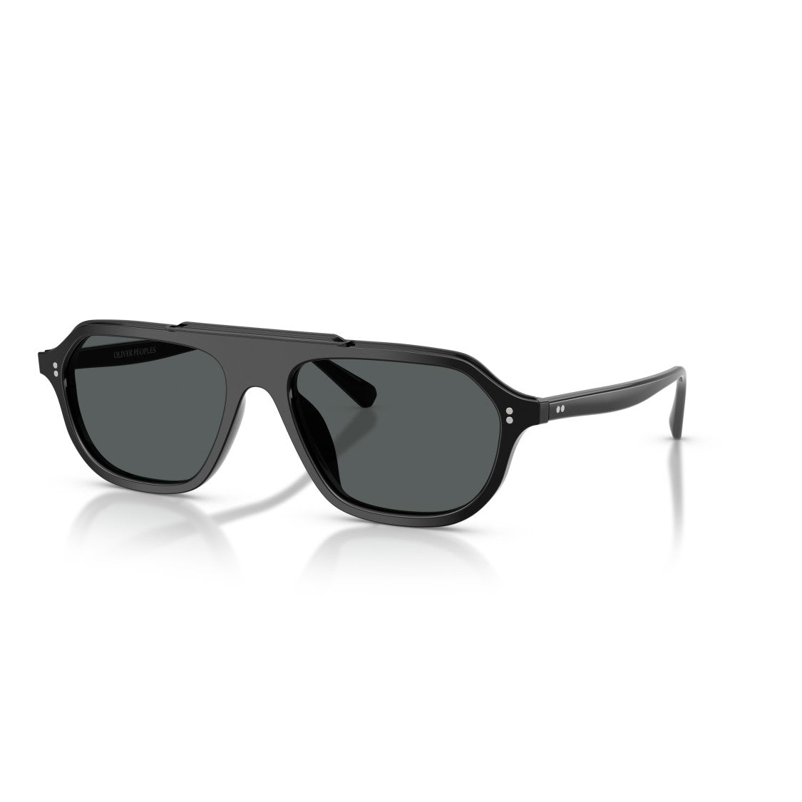 Oliver Peoples 0Ov5613su Bold Geometric Frame Sunglasses With Double Bridge Design