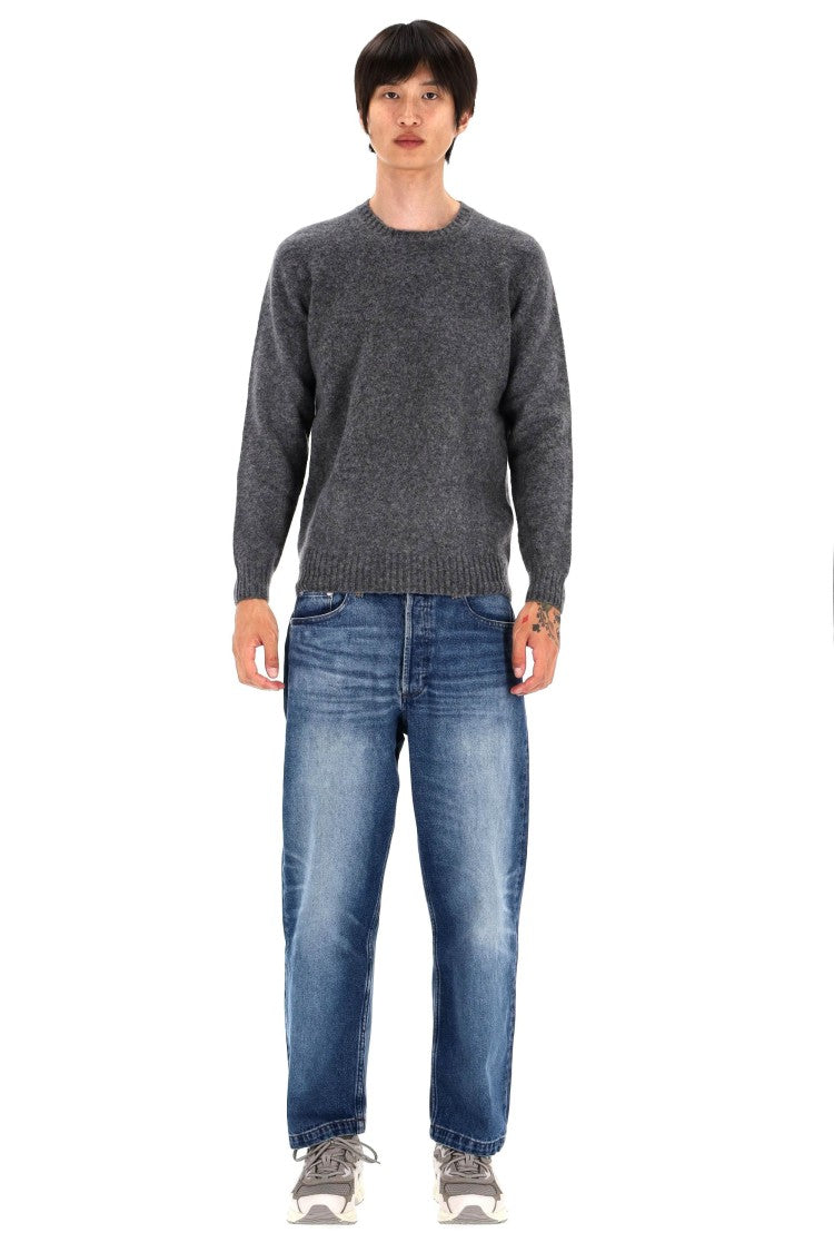 Drumohr Brushed Wool Crewneck Sweater