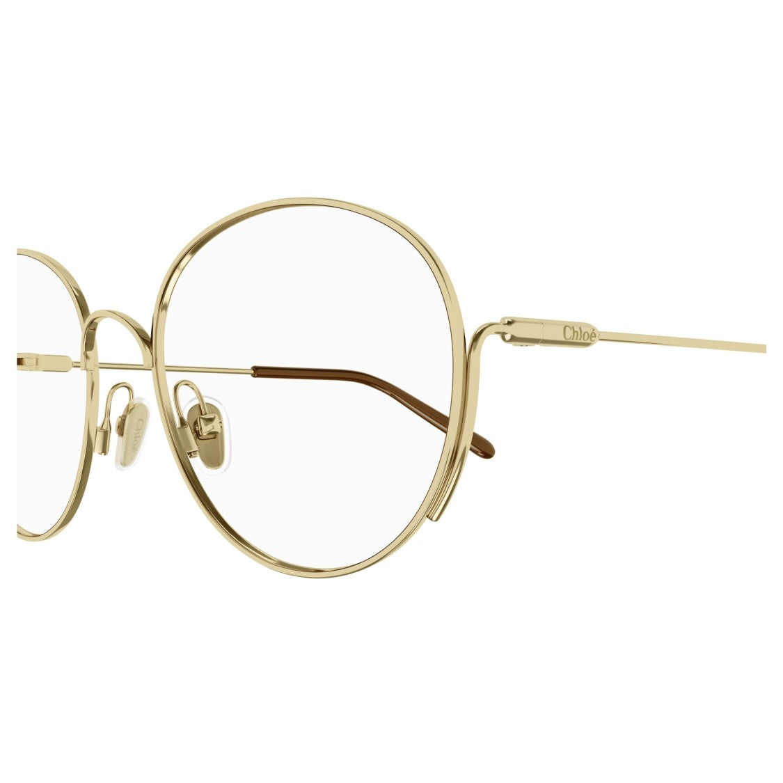 Chloé Ch0209o Delicate Gold-Tone Metal Frame Eyeglasses